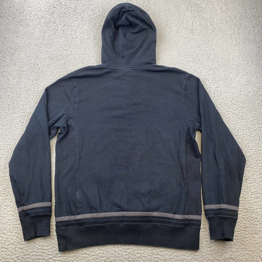 Nike Engineered for World Class Athletes Dark Blue Henley Hoodie Size Medium - Picture 7 of 9